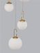 Підвісний світильник Nova luce 9695222 HOOK, Gold