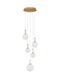 Підвісний світильник Nova luce 9695222 HOOK, Gold