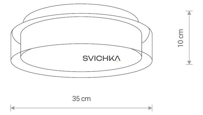 8174 Світильник Nowodvorski PAN LED CN, Хром