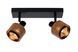 Потолочный точечный светильник Lucide RAFA 2xE14 Black, BLACK