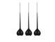 Подвесной светильник Azzardo MD1289-3BK AGA 3 pendant black (AZ1064), Черный, Черный