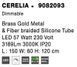 Подвесной светильник Nova luce CERELIA Gold