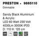 Підвісний світильник Nova luce PRESTON 110 Black