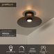 Потолочный светильник Lucide MENGA &Oslash; 40 cm LED Dim. 1x11W 2700K Smoke Grey, Smoke Grey, Дымчатый, Дымчатый