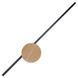 Настінний світильник TK Lighting JAVA, Black/Wood