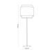 Торшер TK-Lighting BOHO, Black/Beige