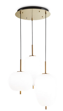 Підвісний світильник Ideal Lux Umile sp3, White/Gold