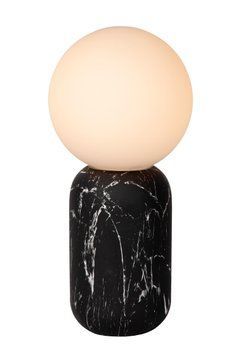 Настільна лампа Lucide MARBOL &Oslash; 15 cm 1xE27 Black, BLACK