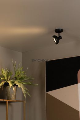 Стельовий точковий світильник Lucide SENSAS 1xGU10 (ES111) Black, BLACK