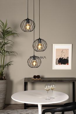 Подвесной светильник Lucide DANZA &Oslash; 50 cm 3xE27 Black