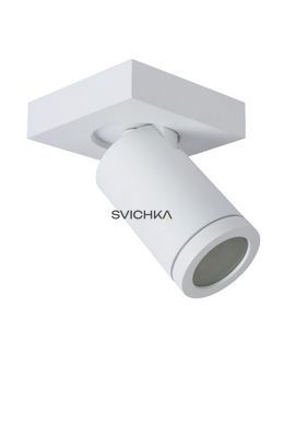 Потолочный точечный светильник для ванной Lucide TAYLOR LED Dim to warm GU10 1x5W 2200K/3000K IP44 White