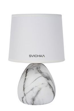 Настольная лампа Lucide MARMO &Oslash; 16 cm 1xE14 White