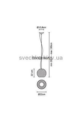Подвесной светильник Fabbian DiamondSwirl D82 A03 00