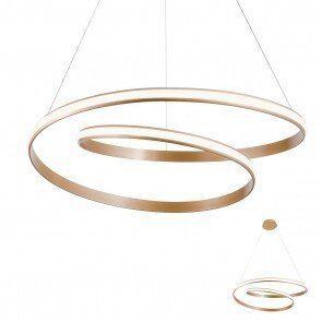 Підвісний світильник REDO 01-1891 TORSION Bronze + Dimmable, Бронза