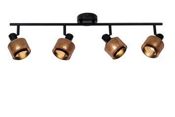 Стельовий точковий світильник Lucide RAFA 4xE14 Black, BLACK