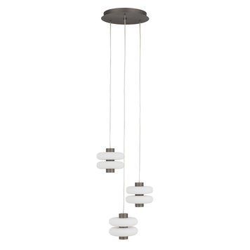 Підвісний світильник Nowodvorski 11982 Lunari 3, Stainless steel