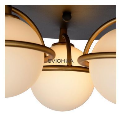 Потолочный светильник для ванной Lucide ISOBEL &Oslash; 38 cm 3xG9 IP44 Black