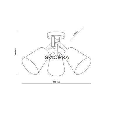 Люстра TK Lighting Vaio 3, White