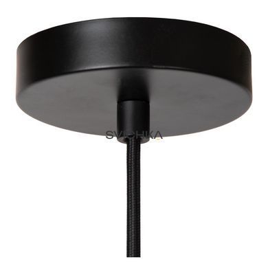 Підвісний світильник Lucide JESSICA &Oslash; 30 cm 1xE27 Black, BLACK, Чорний, Чорний