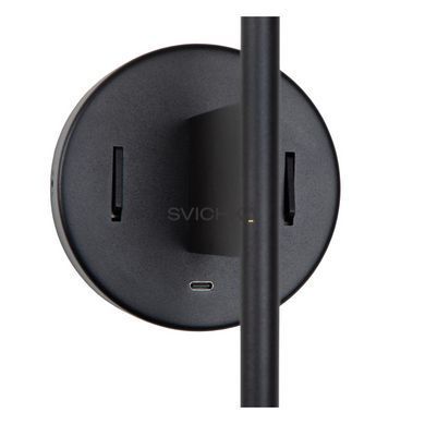 Настенный светильник Lucide MAGIC 1xE27 With USB charging point Black