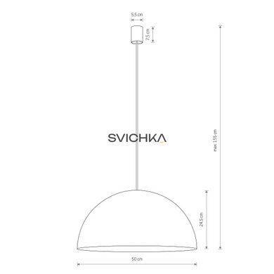 Підвісний світильник Nowodvorski Hemisphere Super L, White