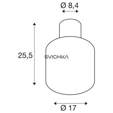 Стельовий світильник SLV OVALISK, Anthracite