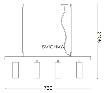 Підвісний світильник Ideal Lux 231372 Dynamite sp4, White