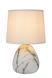 Настольная лампа Lucide MARMO &Oslash; 16 cm 1xE14 White, WHITE, Белый
