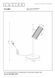 Настольная лампа Lucide CLUBS 1xGU10 White, WHITE, Белый, Белый, Белый