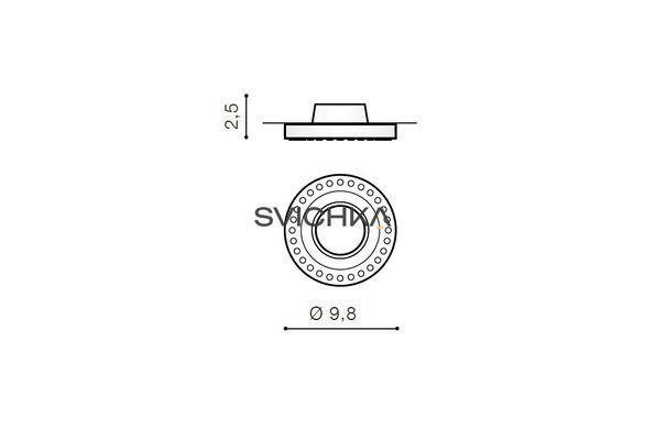 Точечный светильник Azzardo Simon Round NC1767R WH (AZ1473)