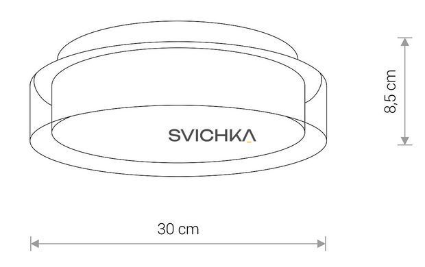 8173 Світильник Nowodvorski PAN LED CN, Хром