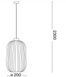 Підвісний світильник Ideal Lux Mint-3 sp1, Grey