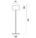 Торшер Foscarini Twiggy Lettura, White, Білий, Білий, Білий