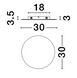 Настенный светильник Nova luce CYRCLE 30, White
