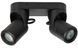 Потолочный точечный светильник для дома и улицы Lucide NIORT 2xGU10 IP44 Black, BLACK, Черный, Черный