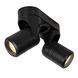 Потолочный точечный светильник для дома и улицы Lucide NIORT 2xGU10 IP44 Black, BLACK, Черный, Черный