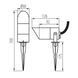 Ґрунтовий світильник Kanlux GRIBLO 7 GR, Anthracite