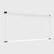 Подвесной линейный светильник LTX STRAW, L1221mm, Black
