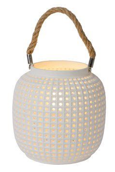 Настільна лампа Lucide SAFIYA &Oslash; 16,5 cm 1xE14 White, WHITE