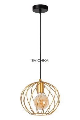 Підвісний світильник Lucide DANZA &Oslash; 25 cm 1xE27 Matt Gold / Brass, Matt Gold / Brass