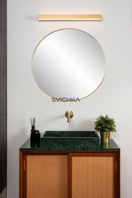 Настенный светильник для ванной Lucide ALEXA LED 1x8W 3000K IP44 Matt Gold / Brass