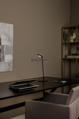 Настільна лампа Lucide LAVALE LED Dim. 1x3W 2700K Black, BLACK, Чорний, Чорний