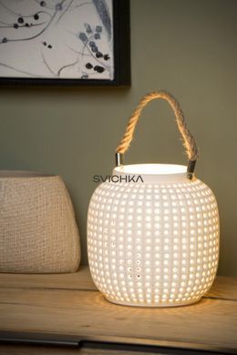 Настольная лампа Lucide SAFIYA &Oslash; 16,5 cm 1xE14 White