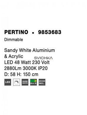 Підвісний світильник Nova luce PERTINO M White