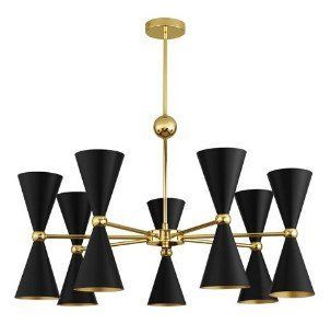 Люстра Nova Luce GALA, Black/Gold
