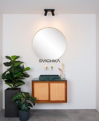 Потолочный точечный светильник для ванной Lucide TAYLOR LED Dim to warm GU10 2x5W 2200K/3000K IP44 Black