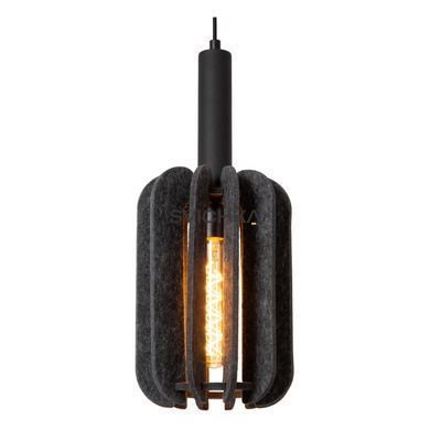 Підвісний світильник Lucide RAFAL &Oslash; 50 cm 3xE27 Grey, Grey, Сірий, Сірий