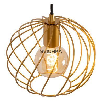 Підвісний світильник Lucide DANZA &Oslash; 25 cm 1xE27 Matt Gold / Brass, Matt Gold / Brass