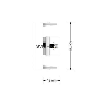 HDMI розетка LIVOLO 1.4, біла, модуль 0.5 поста, для телевізора / ПК (VL-FCHD-1WP)