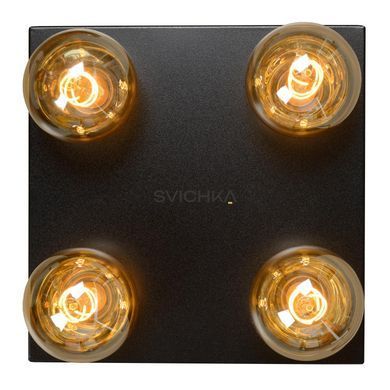 Потолочный светильник Lucide SURTUS 4xE27 Black